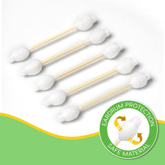 EcoFox bamboo cotton swabs pack highlights renewable materials for everyday care.