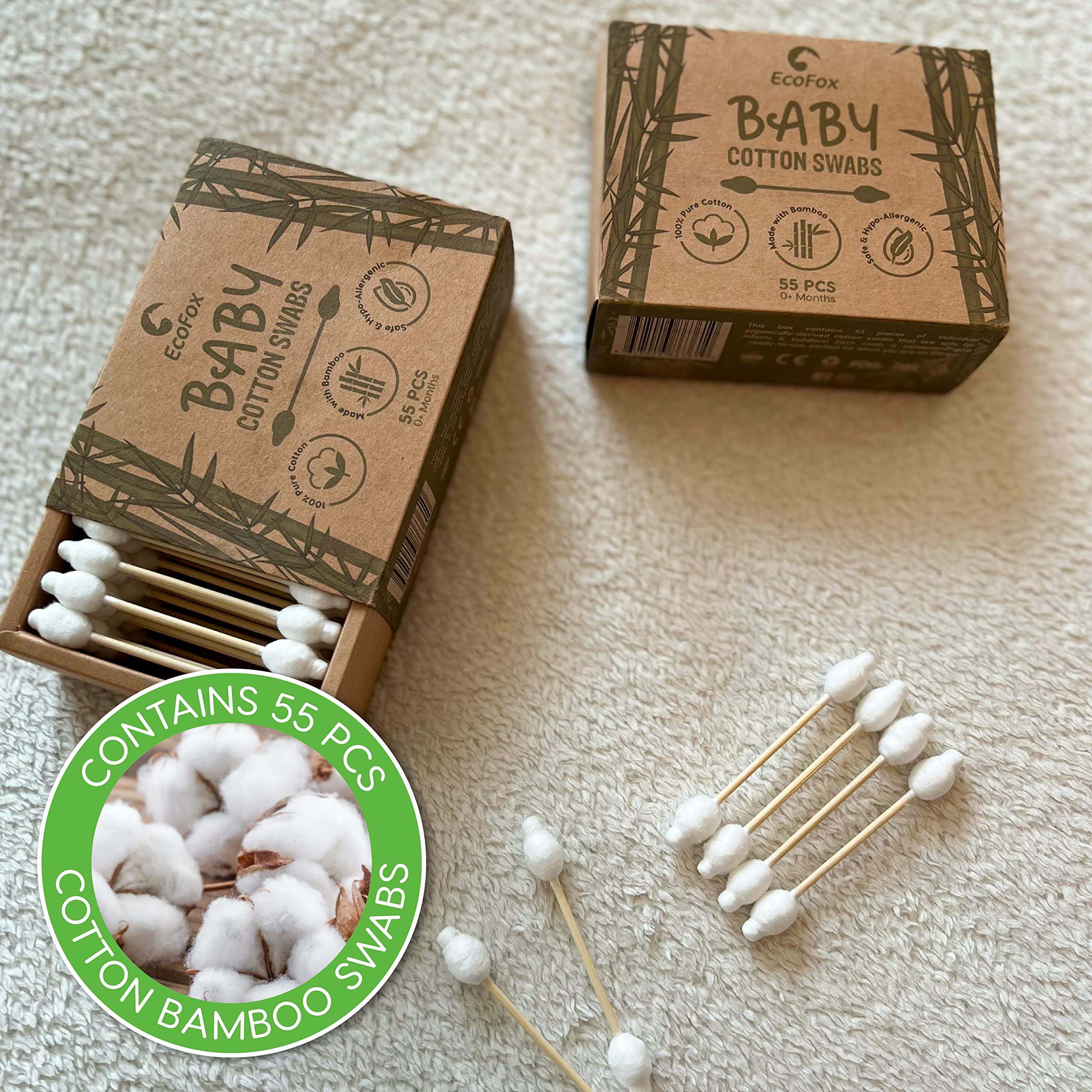 EcoFox box-open scene reveals slide-out design for tidy storage.
