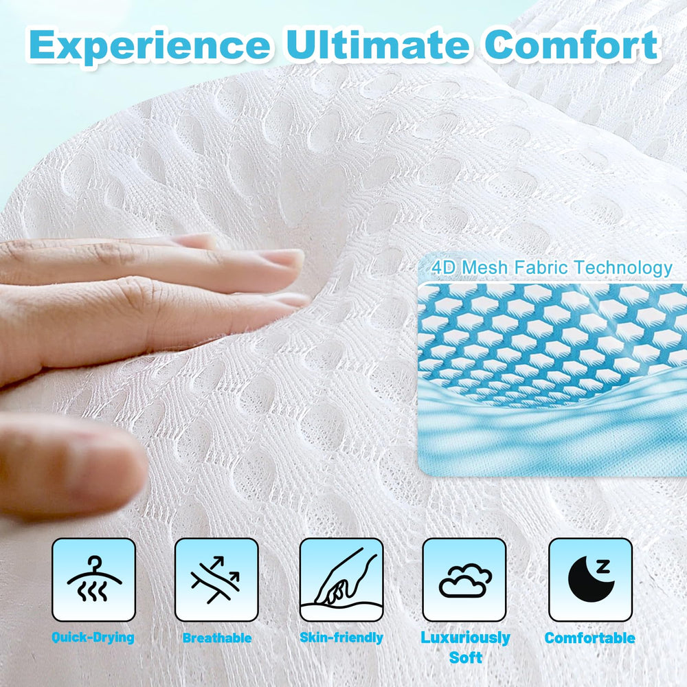 EcoHLL bath pillow universal fit works with freestanding, built-in, soaking and hot tubs.