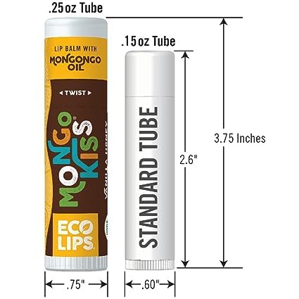 Eco Lips Mongo Kiss Vanilla Honey travel-pack for reliable lip care anywhere.