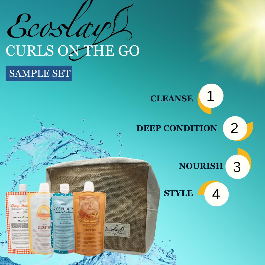 Ecoslay Chai Latte cleanser foaming texture supports clean, refreshed scalp.