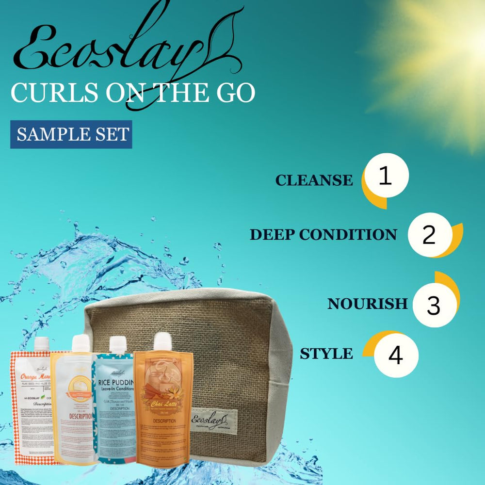 Ecoslay Chai Latte cleanser foaming texture supports clean, refreshed scalp.