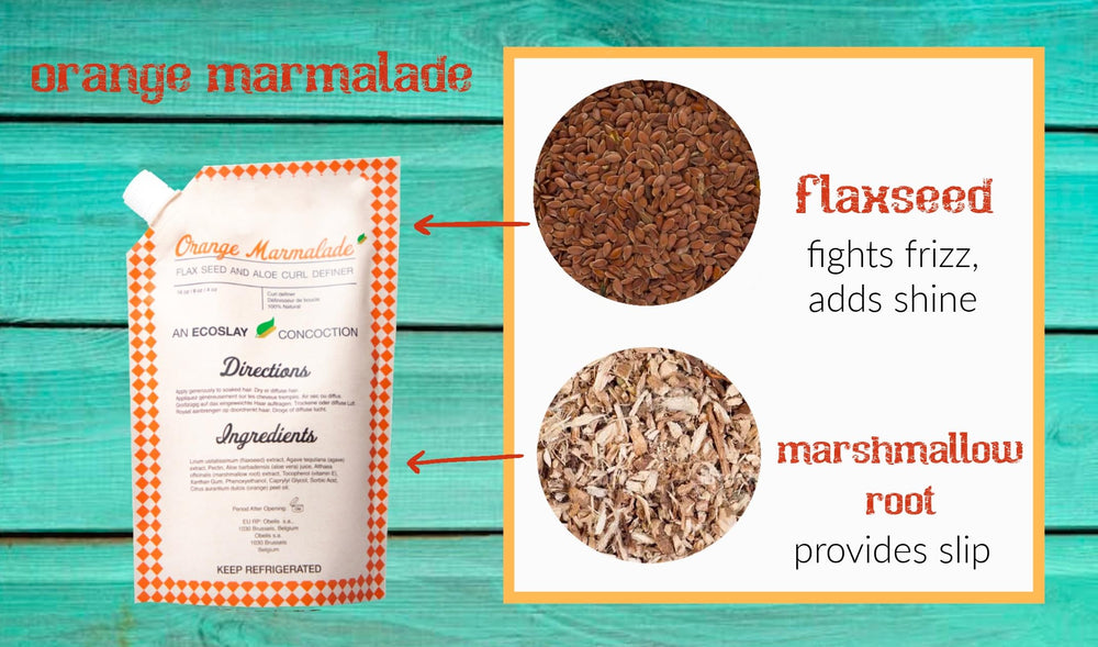 Ecoslay Orange Marmalade application tips for smooth, defined curls.