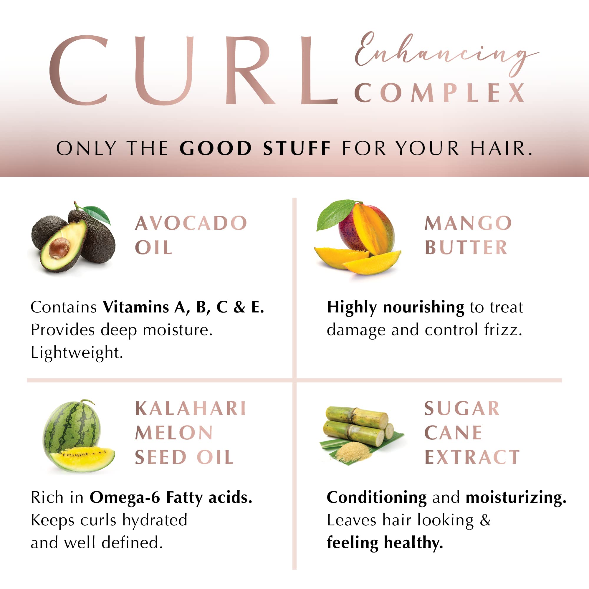 ECRU New York curl-memory styling shot conveys long-lasting, natural-looking definition.