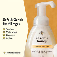 ECZEMA HONEY Gentle Foaming Hand Soap ingredients include organic honey and natural oils for gentle nourishment