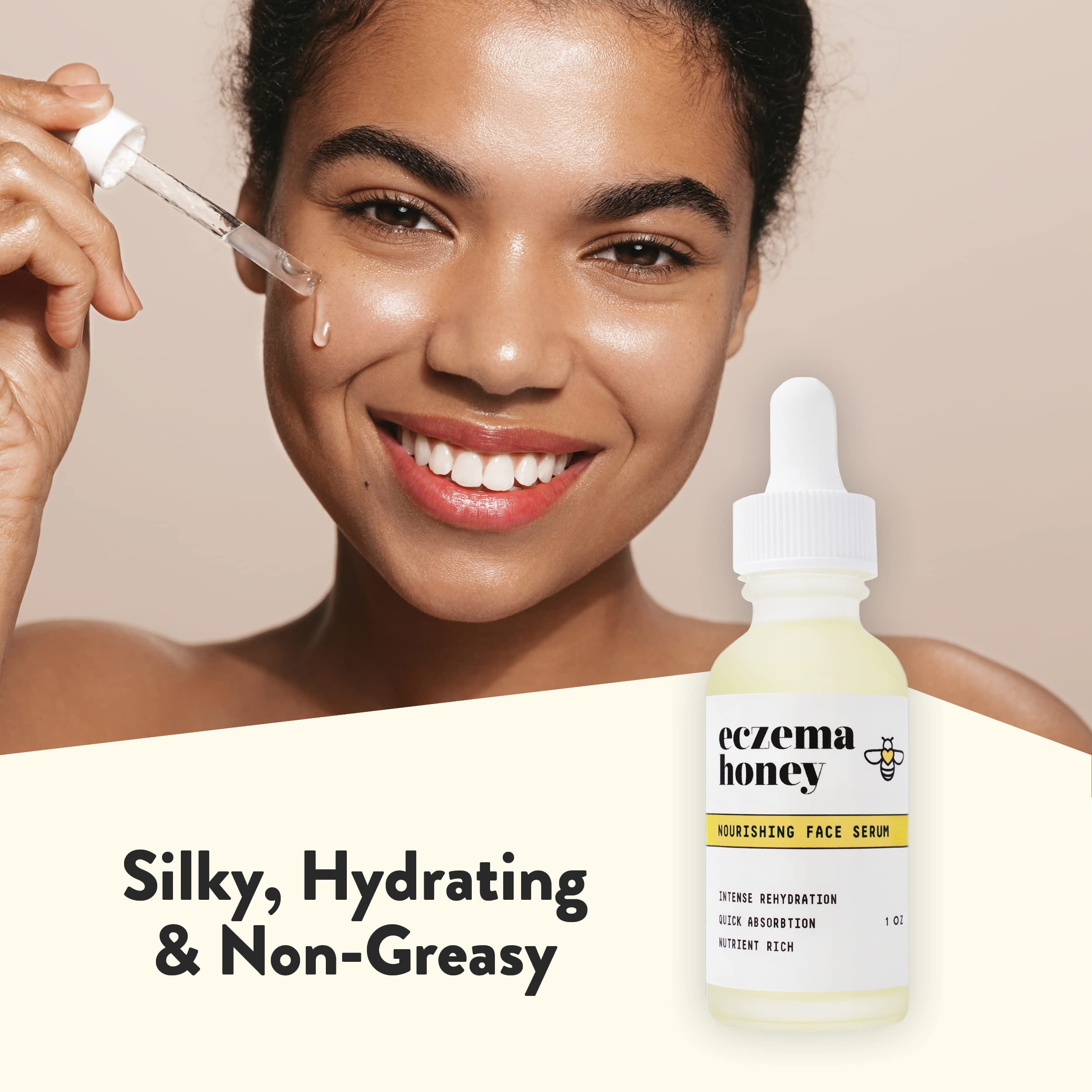 ECZEMA HONEY 1oz packaging on shelf highlights travel-friendly size.
