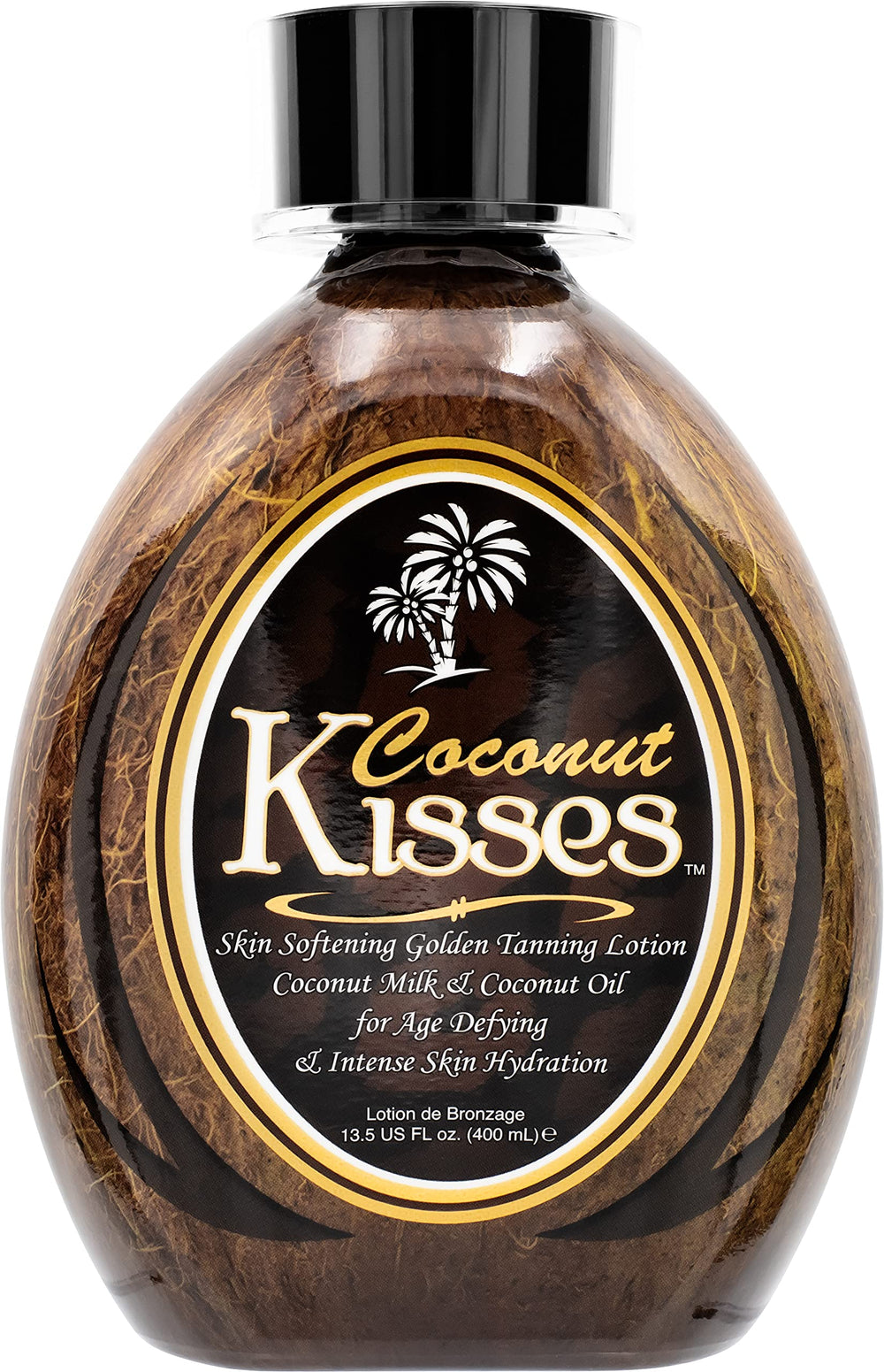 ED HARDY Coconut Kisses Golden Tanning Lotion showcases tropical hydration for a dark, even tan.