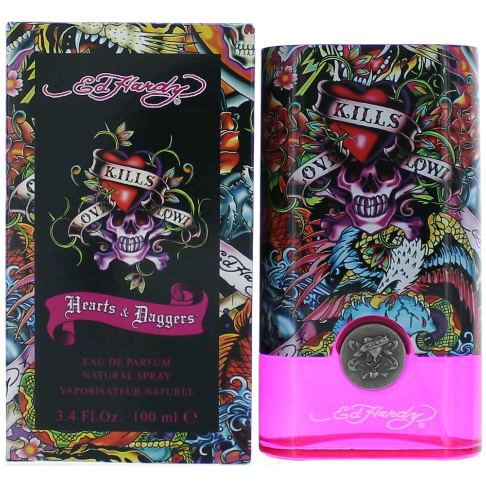 ED HARDY Hearts & Daggers Women EDP bottle—daily wear and evenings