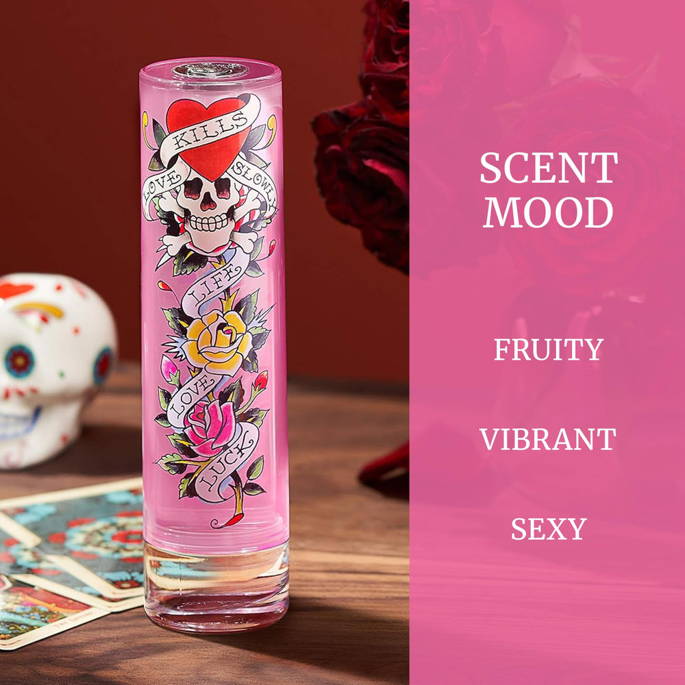 Ed Hardy mango strawberry notes evoke fruity daytime fragrance