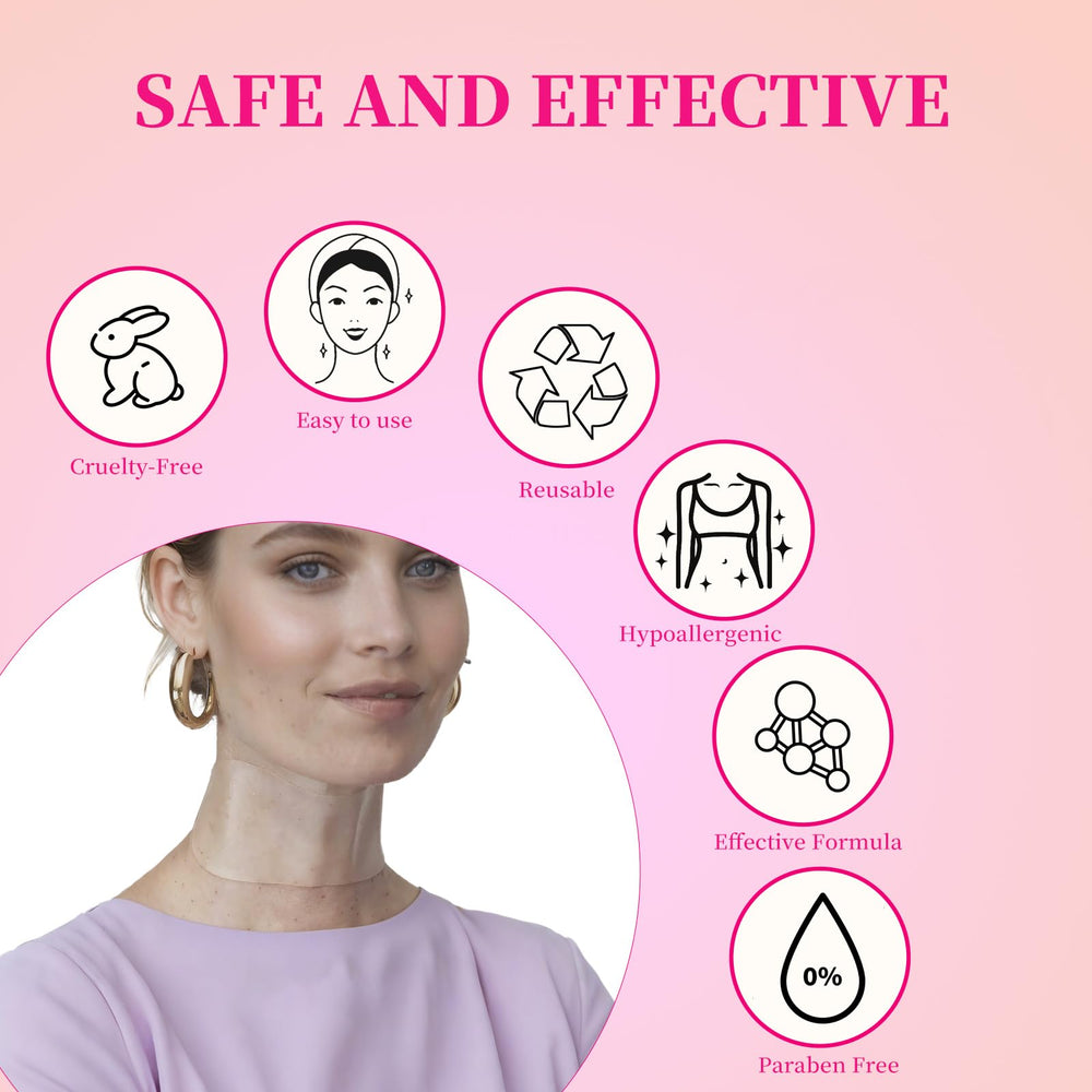 edemi neck-wrinkle-patches-discreet-under-clothes worn under clothing for day use