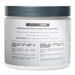 EDEN BodyWorks Coconut Shea Pudding Soufflé tub label highlights nourishing ingredients.