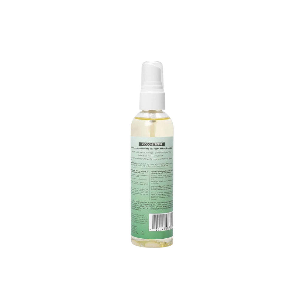 EDEN BodyWorks Peppermint Tea Tree Hair Oil packaging highlights a versatile 4 oz bottle.