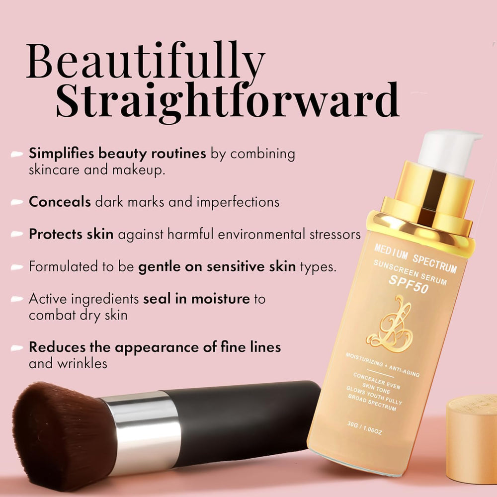 EdenEdges SPF50 swatch highlights sun protection while matching your complexion.