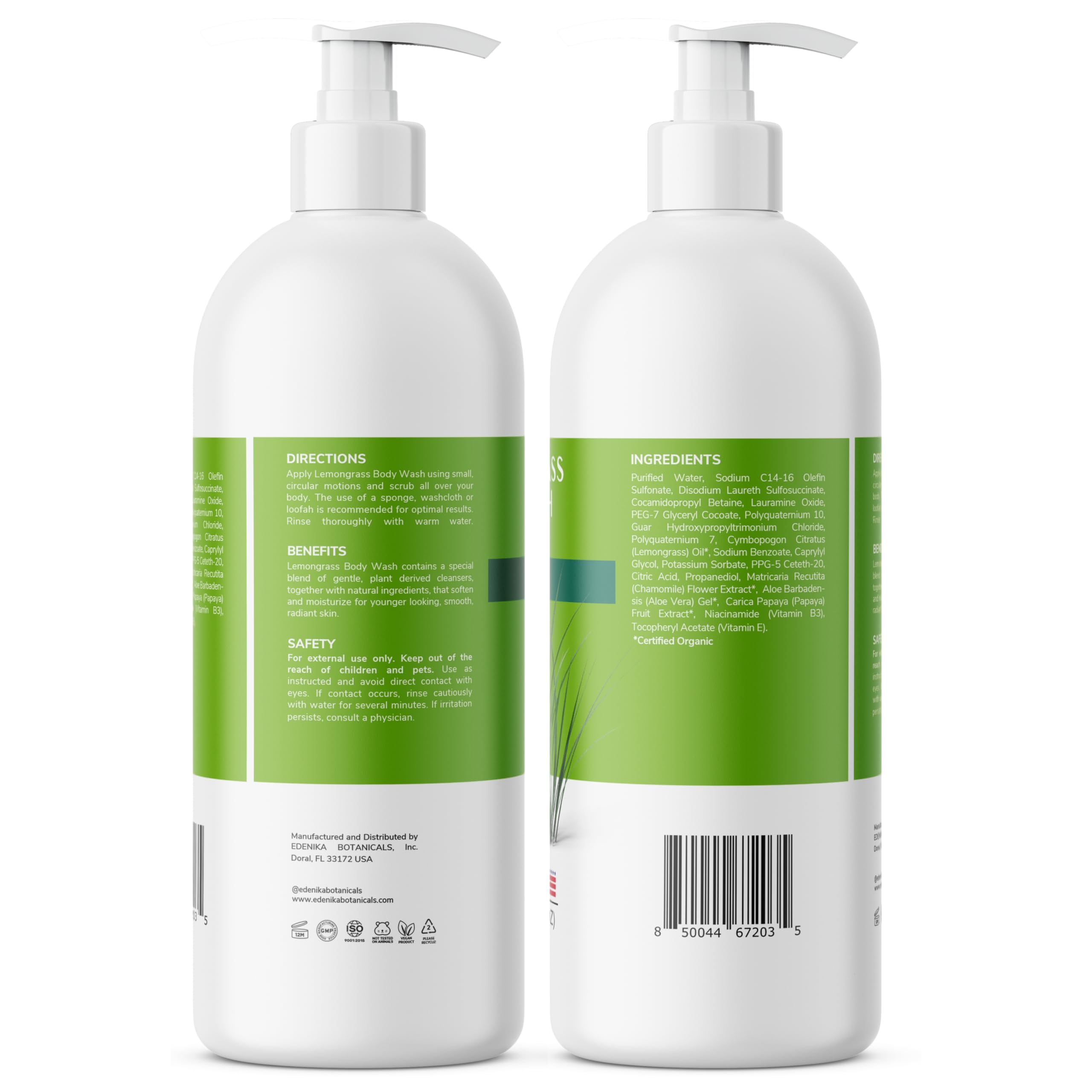 EDENIKA BOTANICALS cruelty-free vegan wash for mindful skincare.