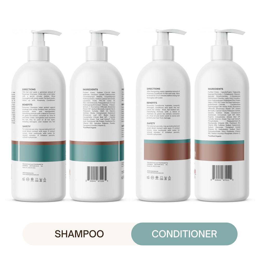 Edenika Botanicals sulfate-free hair care, gentle on all hair types, including color-treated strands.