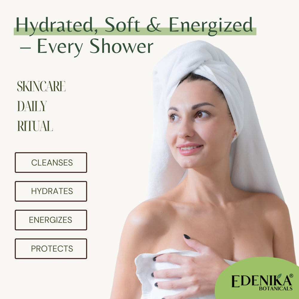 EDENIKA BOTANICALS vitamin E helps hydrate and nourish skin.