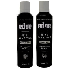 Edge Ultra Sensitive Shave Gel colloidal oatmeal ingredient highlights gentle irritation relief