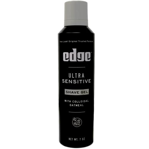 Edge Ultra Sensitive Shave Gel on skin demonstrates hydration and barrier-supporting soothing