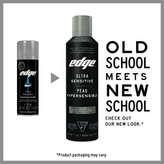 Edge Ultra Sensitive Skin Unscented Shaving Gel 198g squeeze-tube for easy, mess-free application.