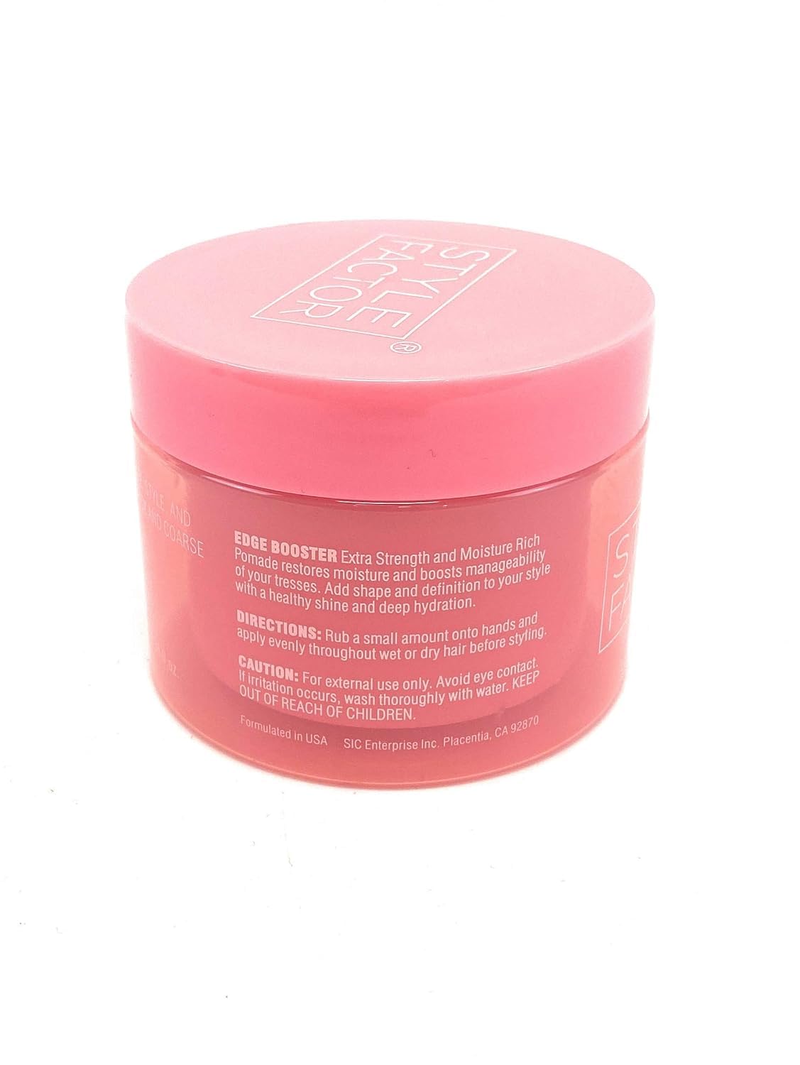 Edge Booster Style Factor Pomade imparts subtle shine with moisture on hair