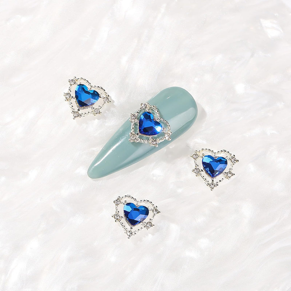 editTime nail clay slices blue mini shapes for color-mixed nail embellishments