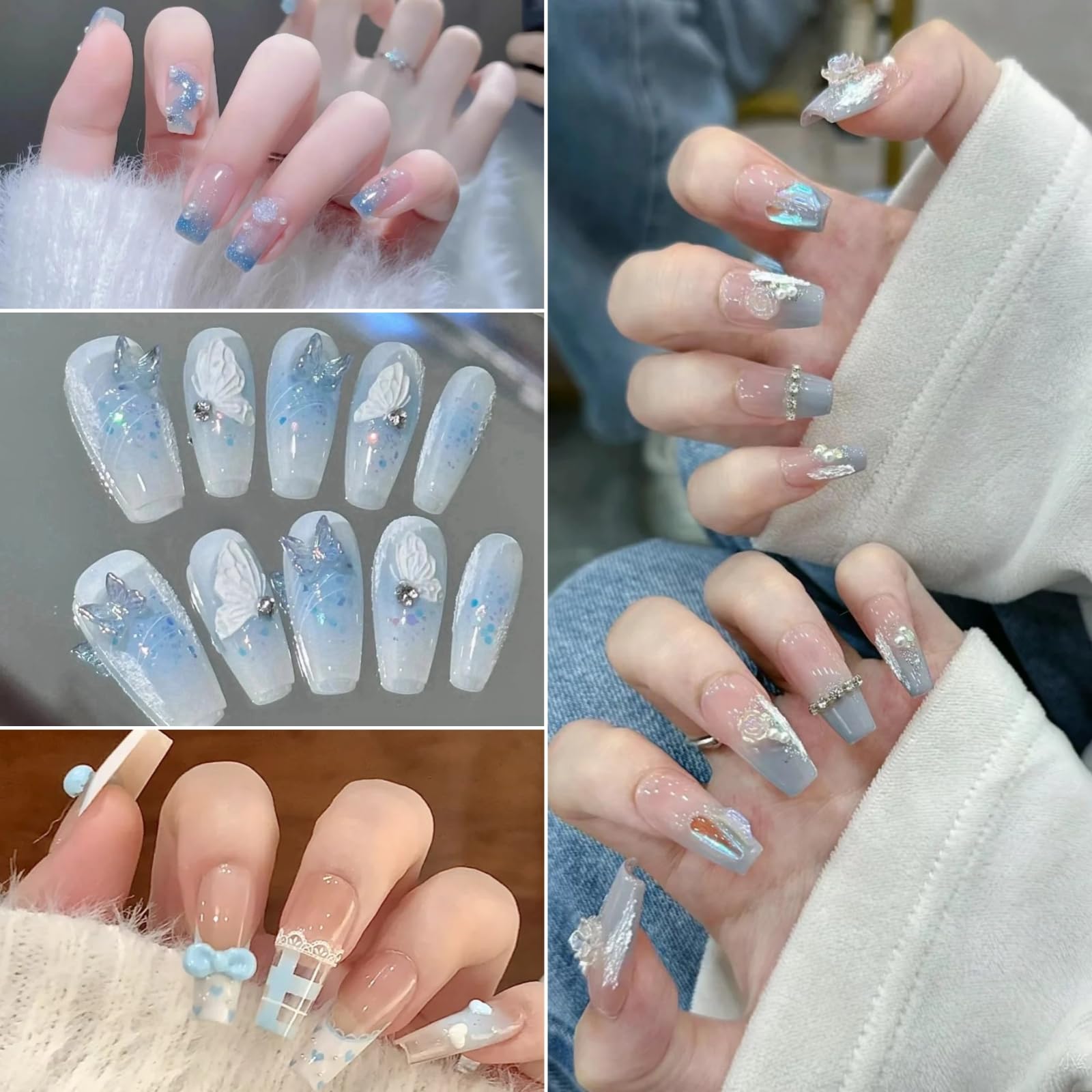 editTime nail flakes sequin accents enhance texture and sparkle on nails