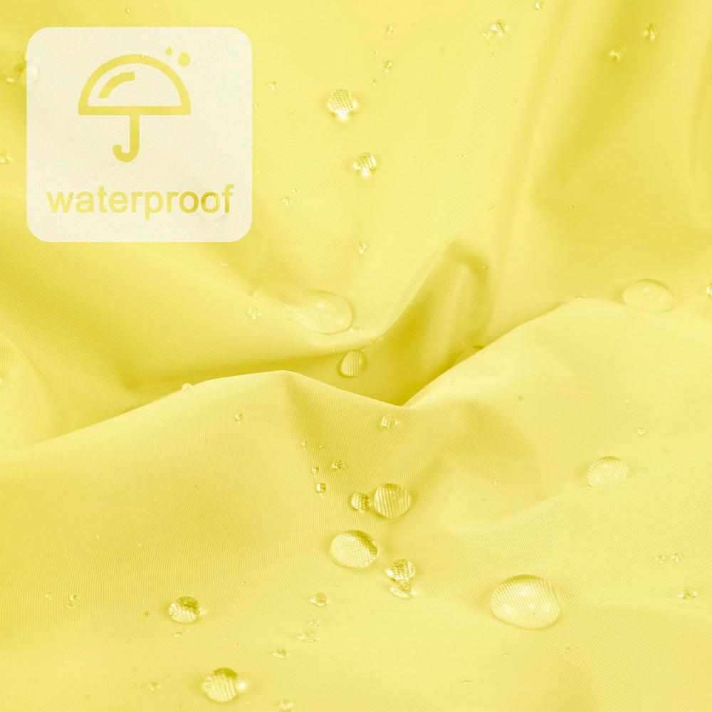 Edoneery bath accessory bright yellow cap in bathroom setting with tidy hair