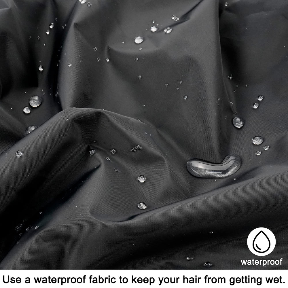Edoneery shower cap blocks dust and odors during beauty or spa tasks.