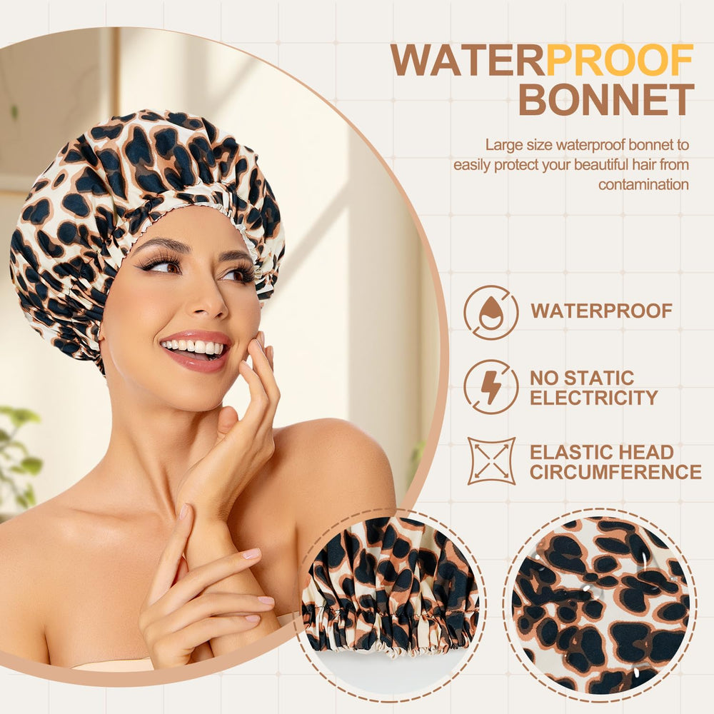Edoneery satin lining reduces frizz and tangles over long use