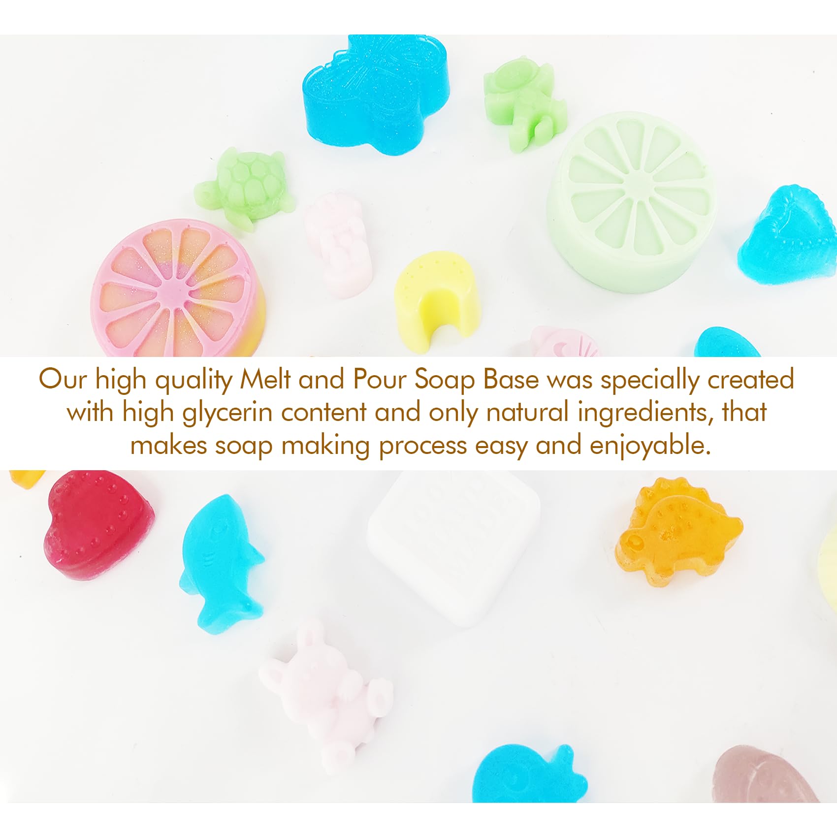 EDSRDRUS DIY scene emphasizes versatile craft designs for custom soaps and colors