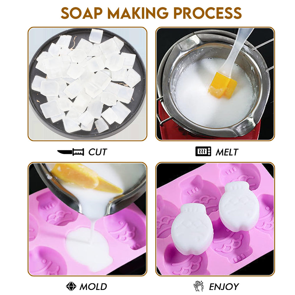EDSRDRUS enriched base features coconut and olive oils for a smooth lather