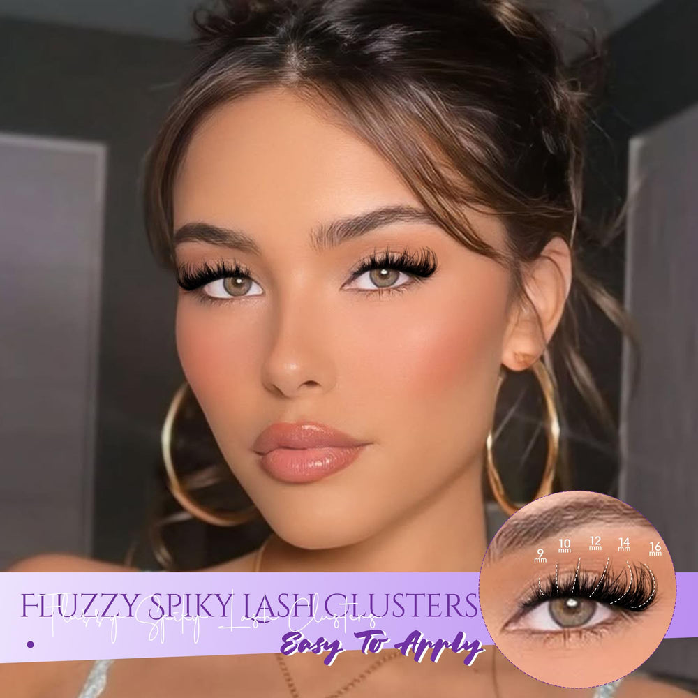 Eefofnn fairy-spikes lashes close-up reveals 8-17mm length versatility