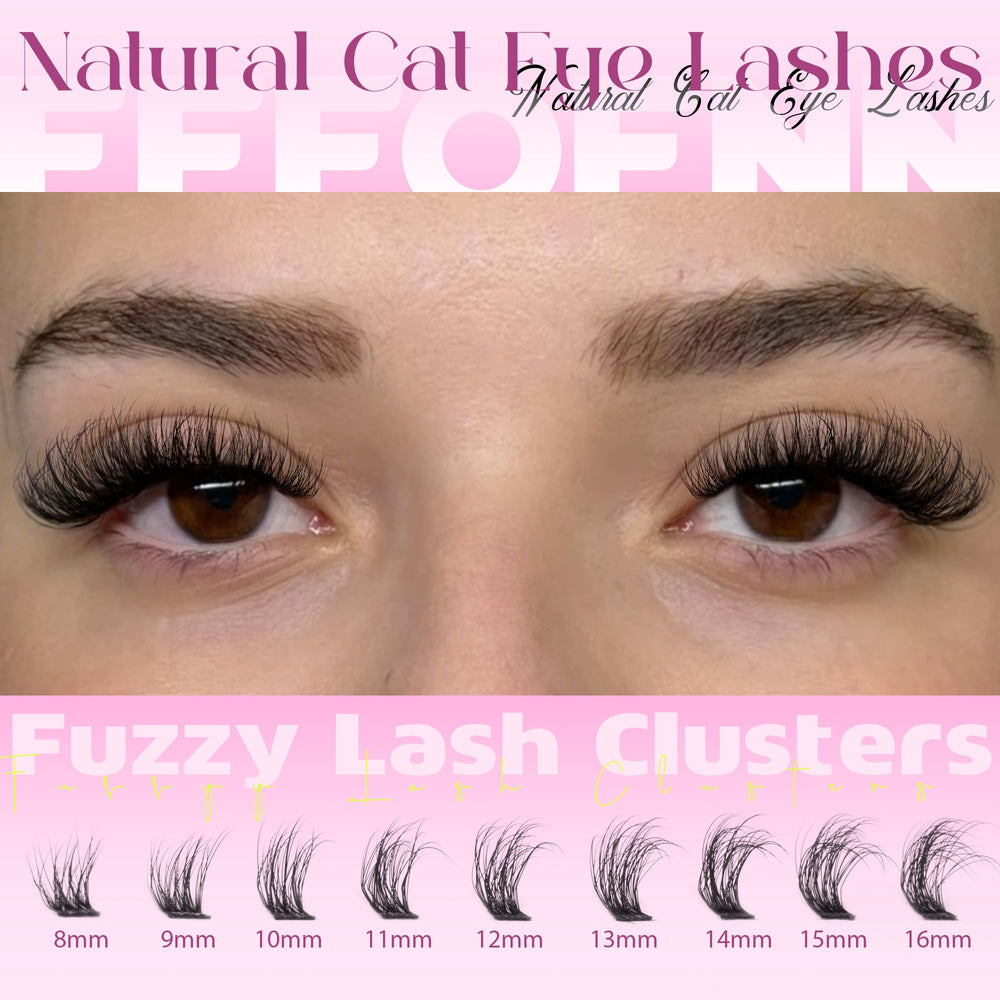 Eefofnn D-curly synthetic lashes offer lightweight, comfortable volume