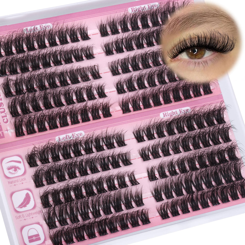 Eefofnn lash clusters at-home application kit for travel and daily wear