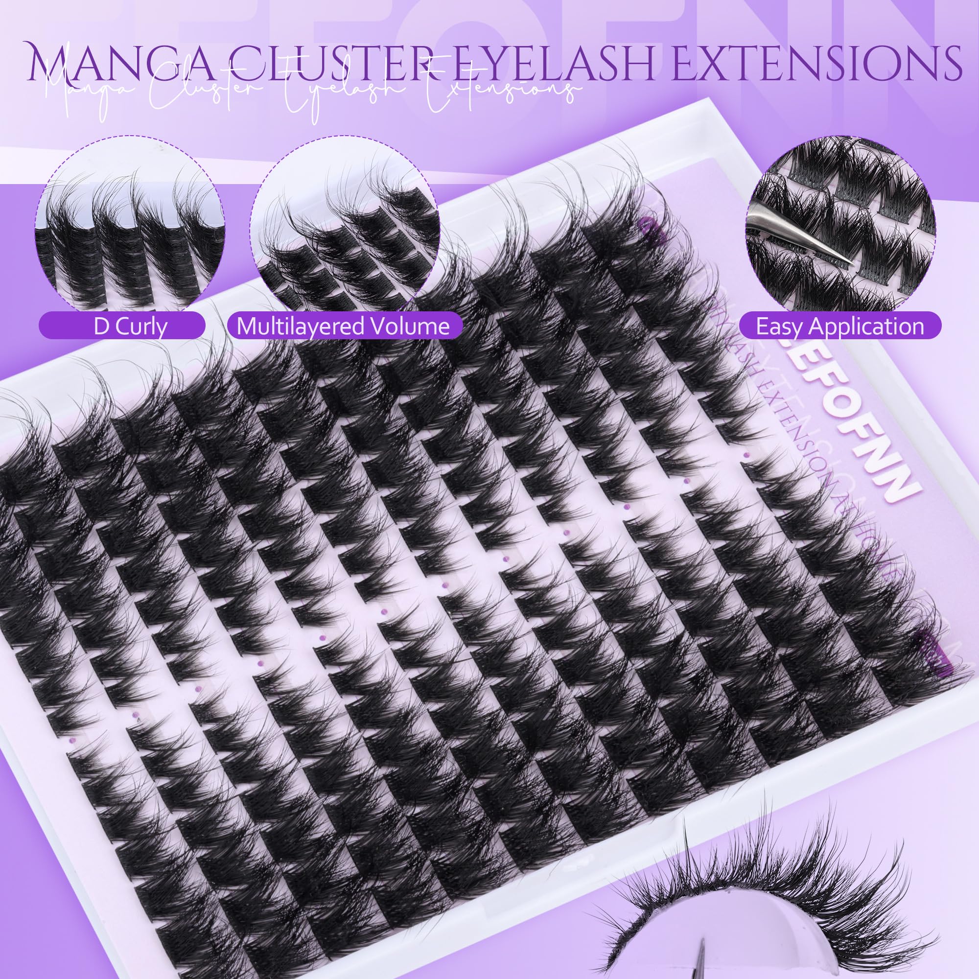 Eefofnn natural-volume-fox-eye close-up for subtle cat-eye effect