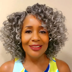 EERYA GOGO Curl 10in grey beach curl shows soft, lightweight protective styling.