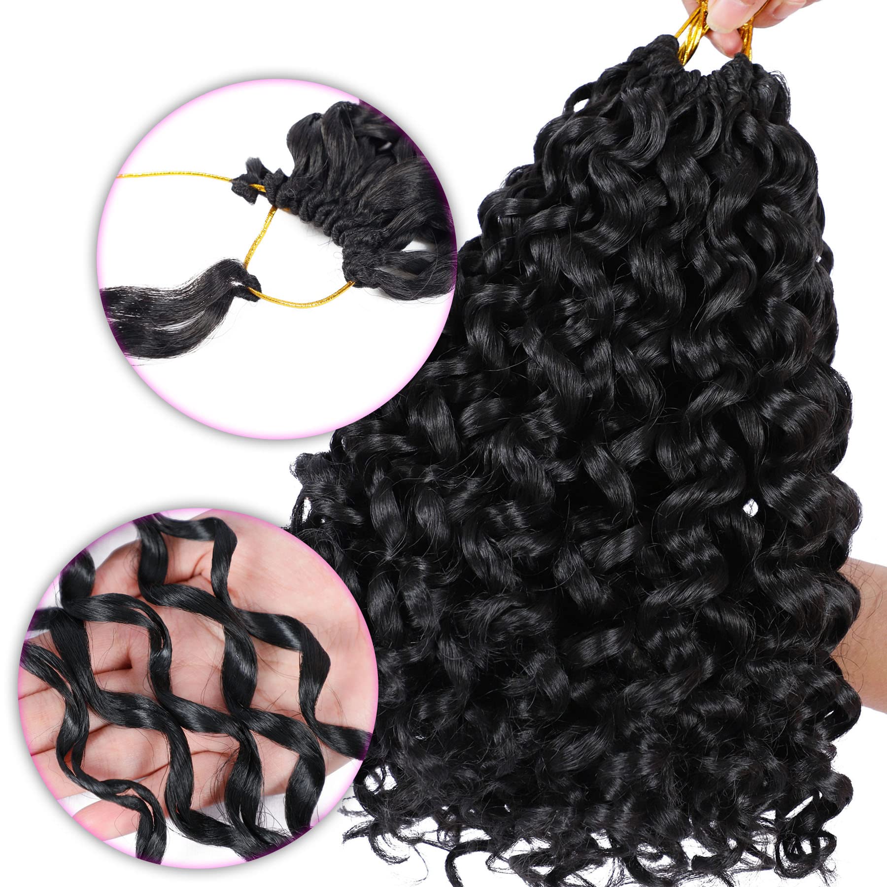 EERYA GoGo Curl 12in 1B color options for versatile styling