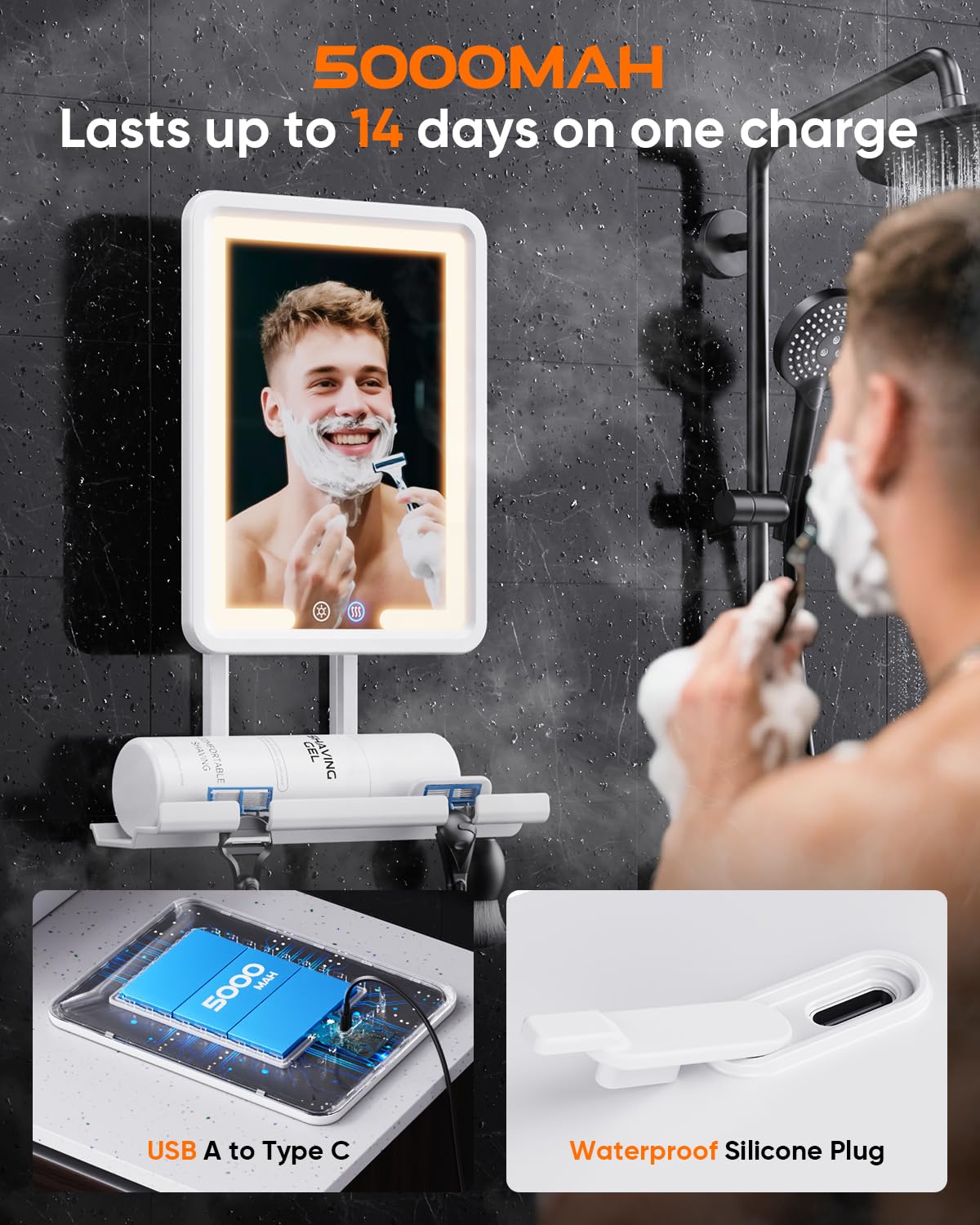 eeuuty 360-degree rotatable design for the perfect shaving angle