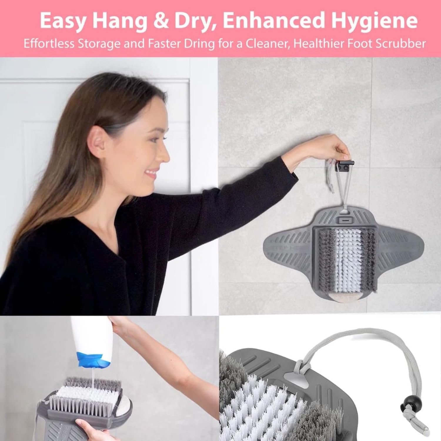 Efforest built-in hook enables quick drying and convenient storage after use.