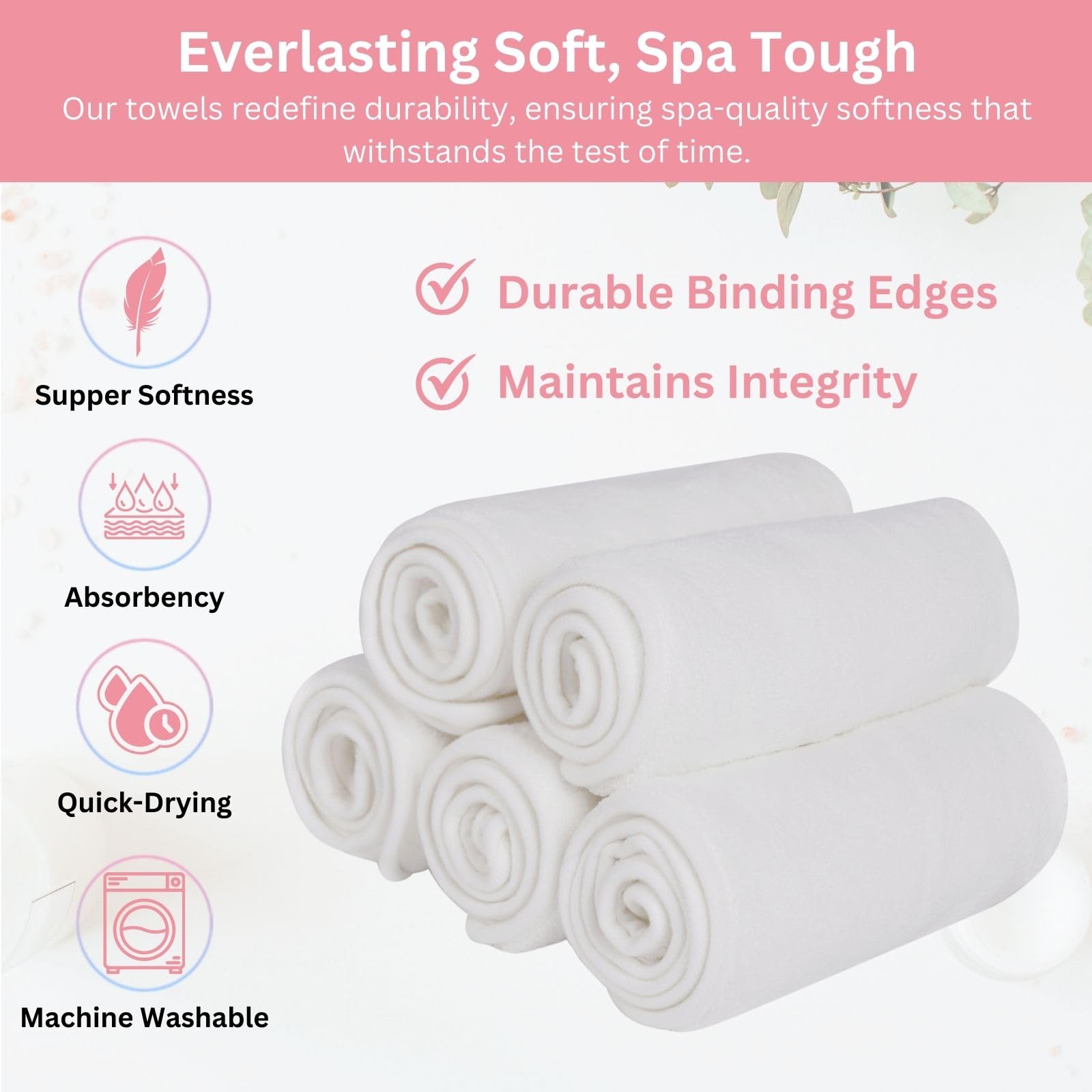 Efforest facial towel heat-retention spa keeps treatments warm for product removal.