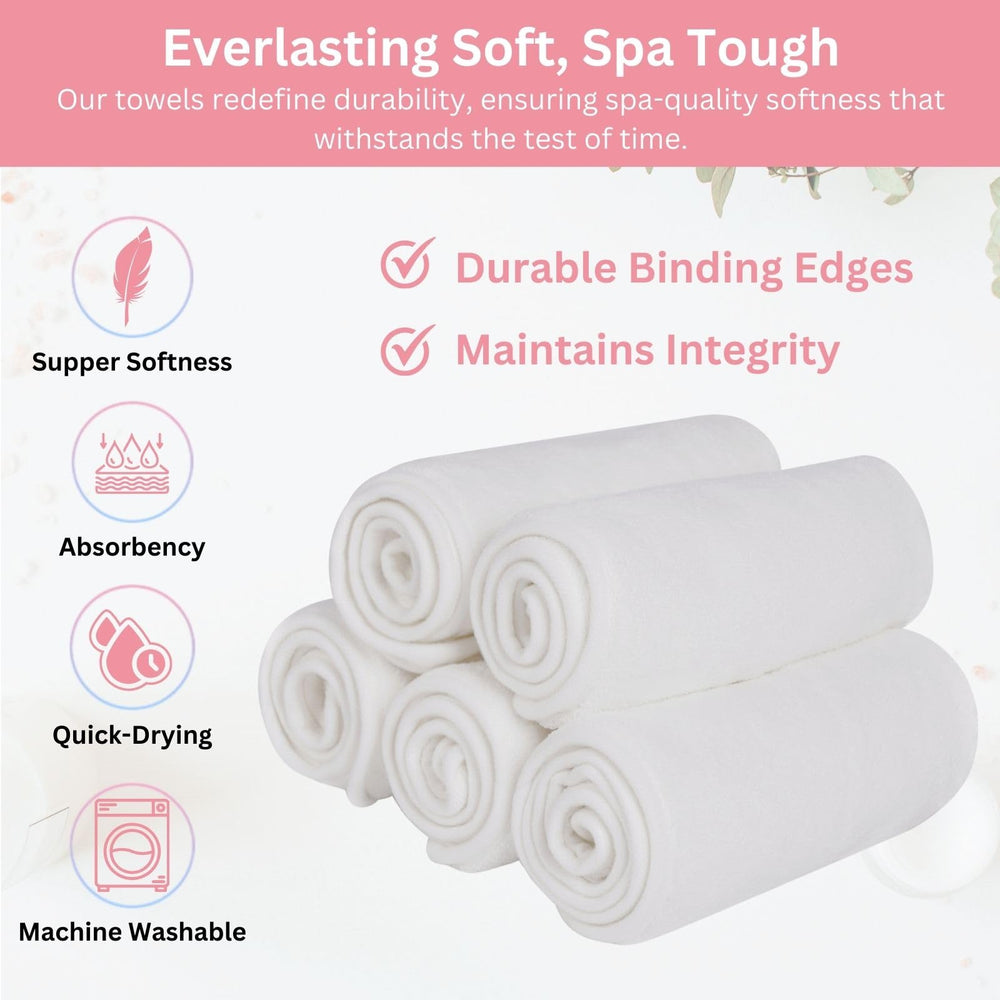 Efforest facial towel heat-retention spa keeps treatments warm for product removal.