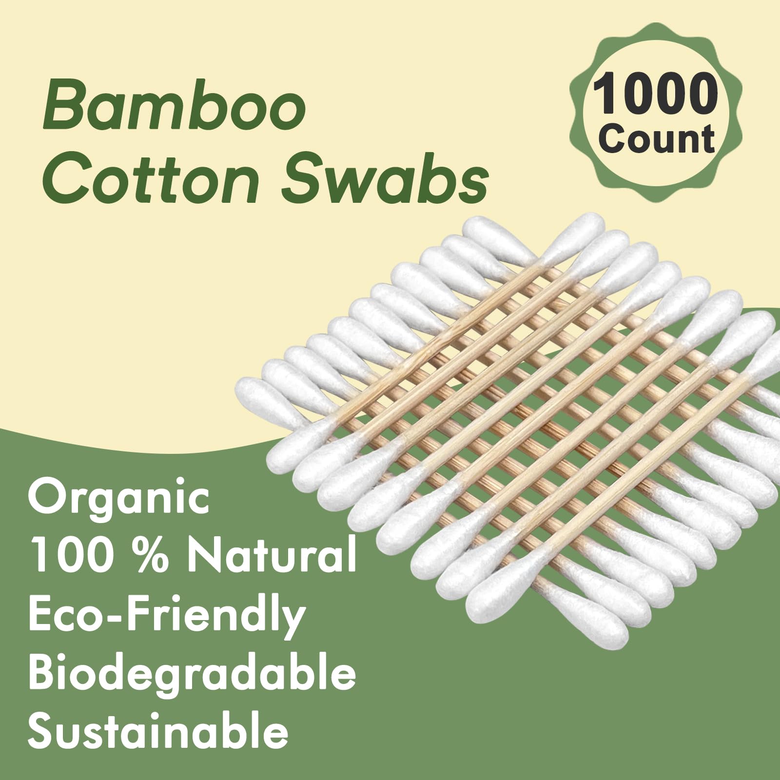 Egaageoi bamboo stick close-up highlights sturdy, bend-resistant construction.