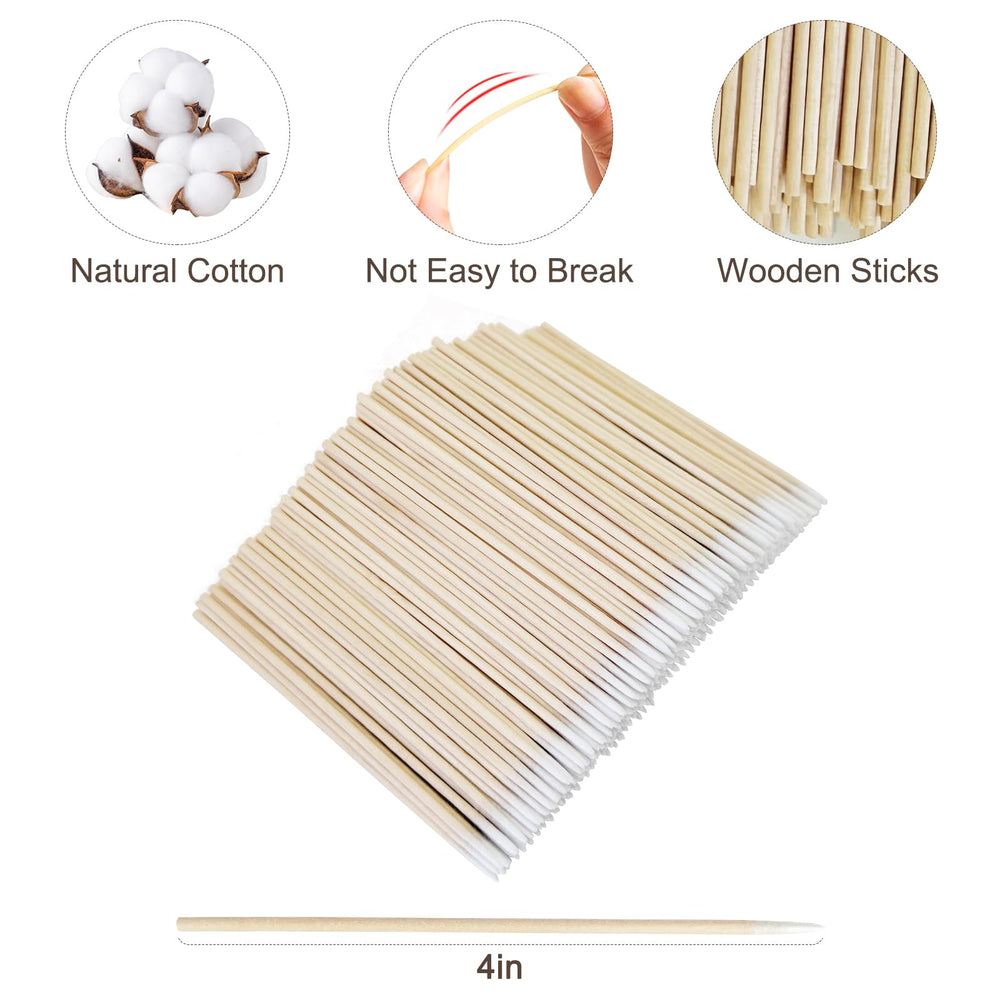 Egaageoi pointed swabs for eyeliner mapping with precise tip control.