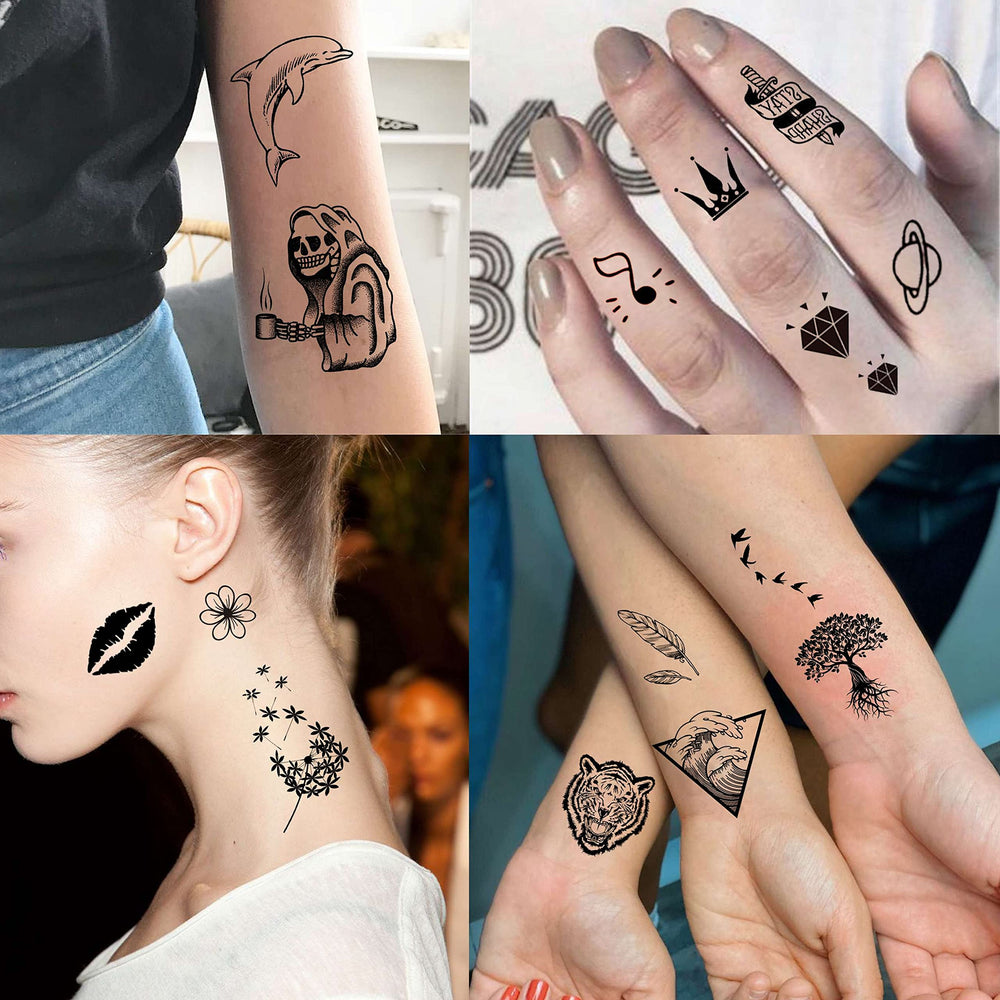 EGMBGM anchor compass tattoo sheets help kids and adults customize travel-inspired looks.