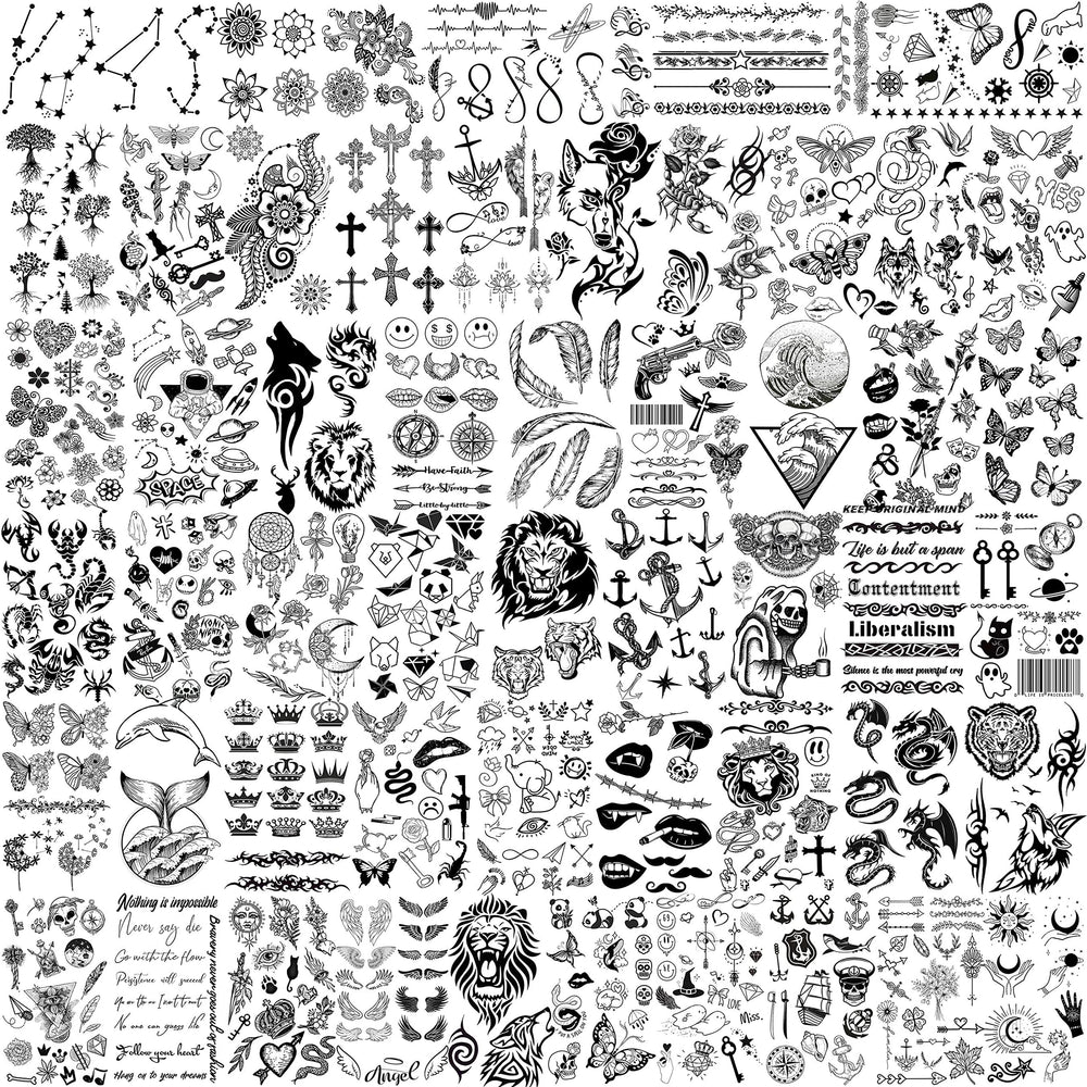 EGMBGM butterfly tattoo sheets for kids and adults offer playful body art ideas.