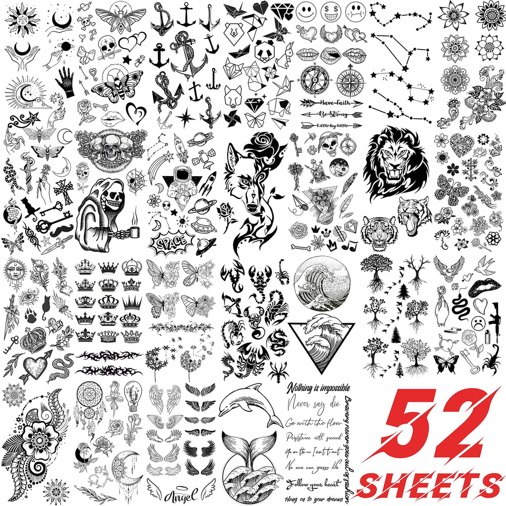 EGMBGM dragon tattoo sheets bring bold fantasy style for parties and cosplay.