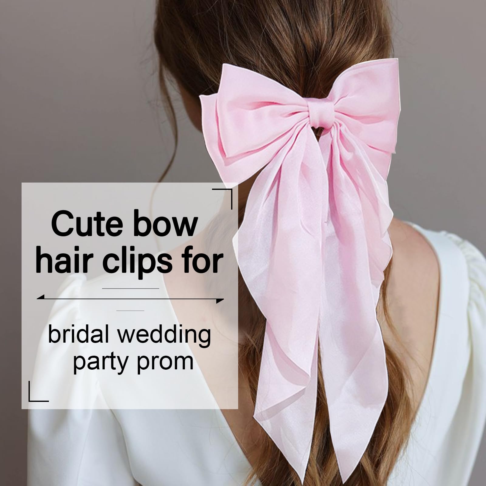 Egowry girls and women bow clip for everyday wear or special occasions.