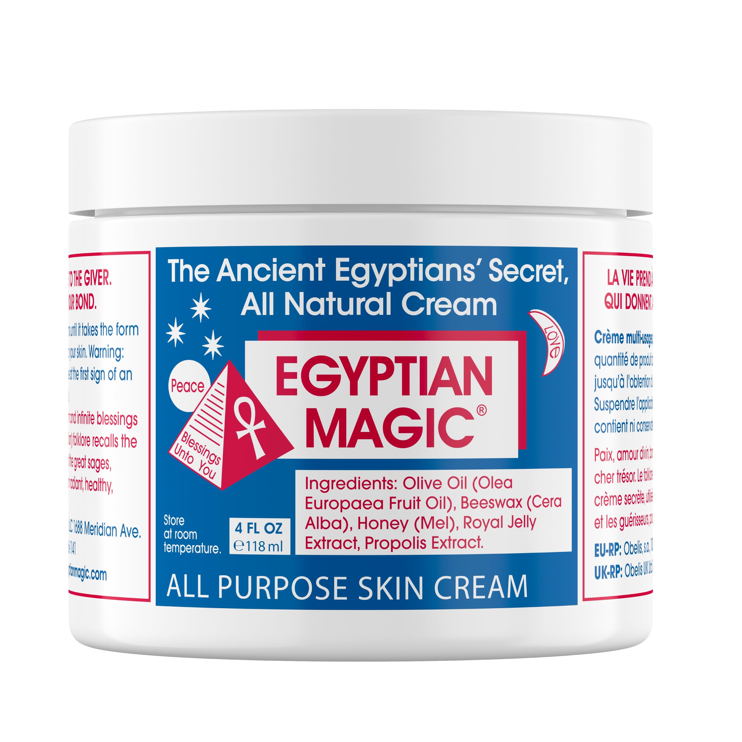 Egyptian Magic 4oz jar for everyday facial and body moisture.