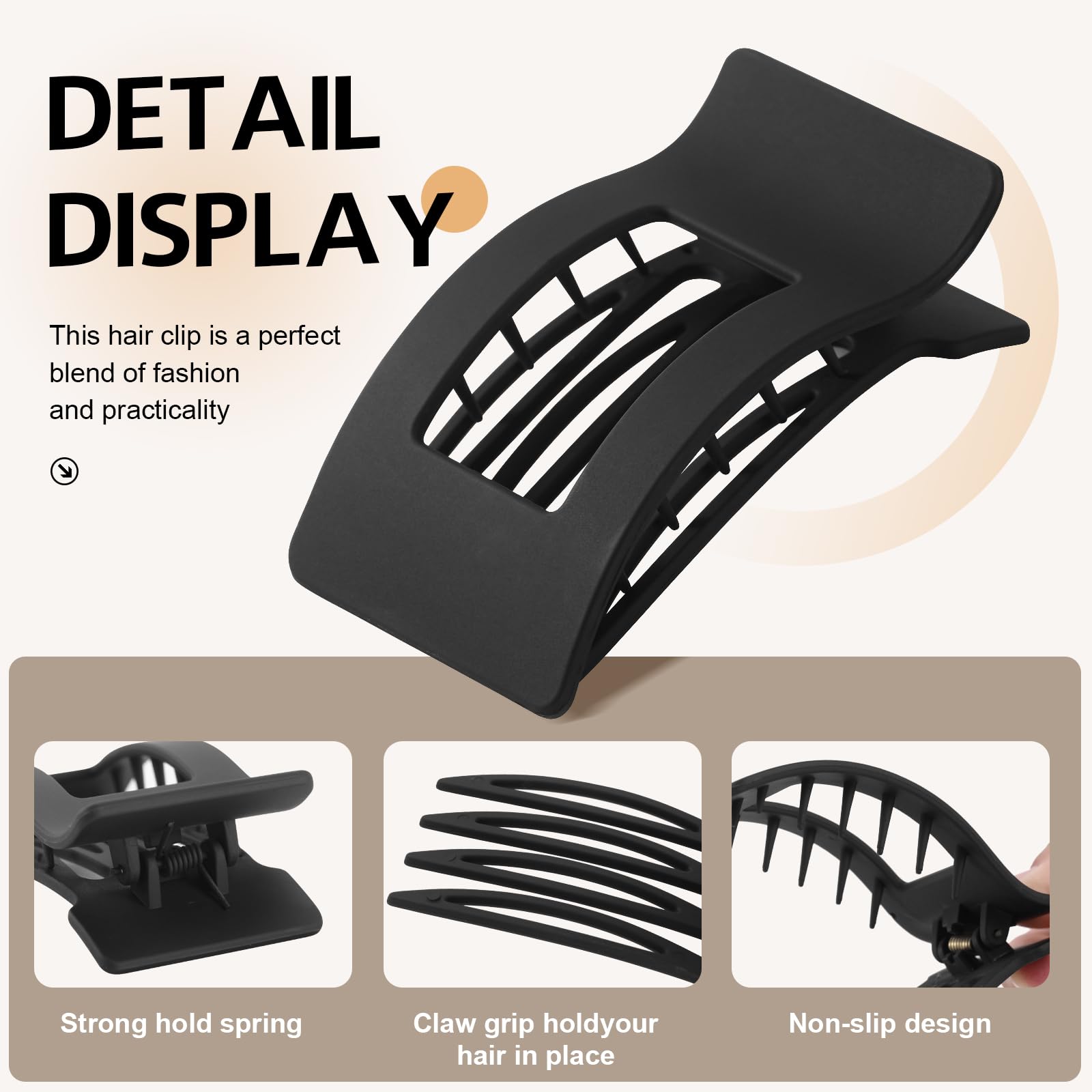 Ehaler 8-pack clip set on a model showcasing all-day comfort and non-slip hold.