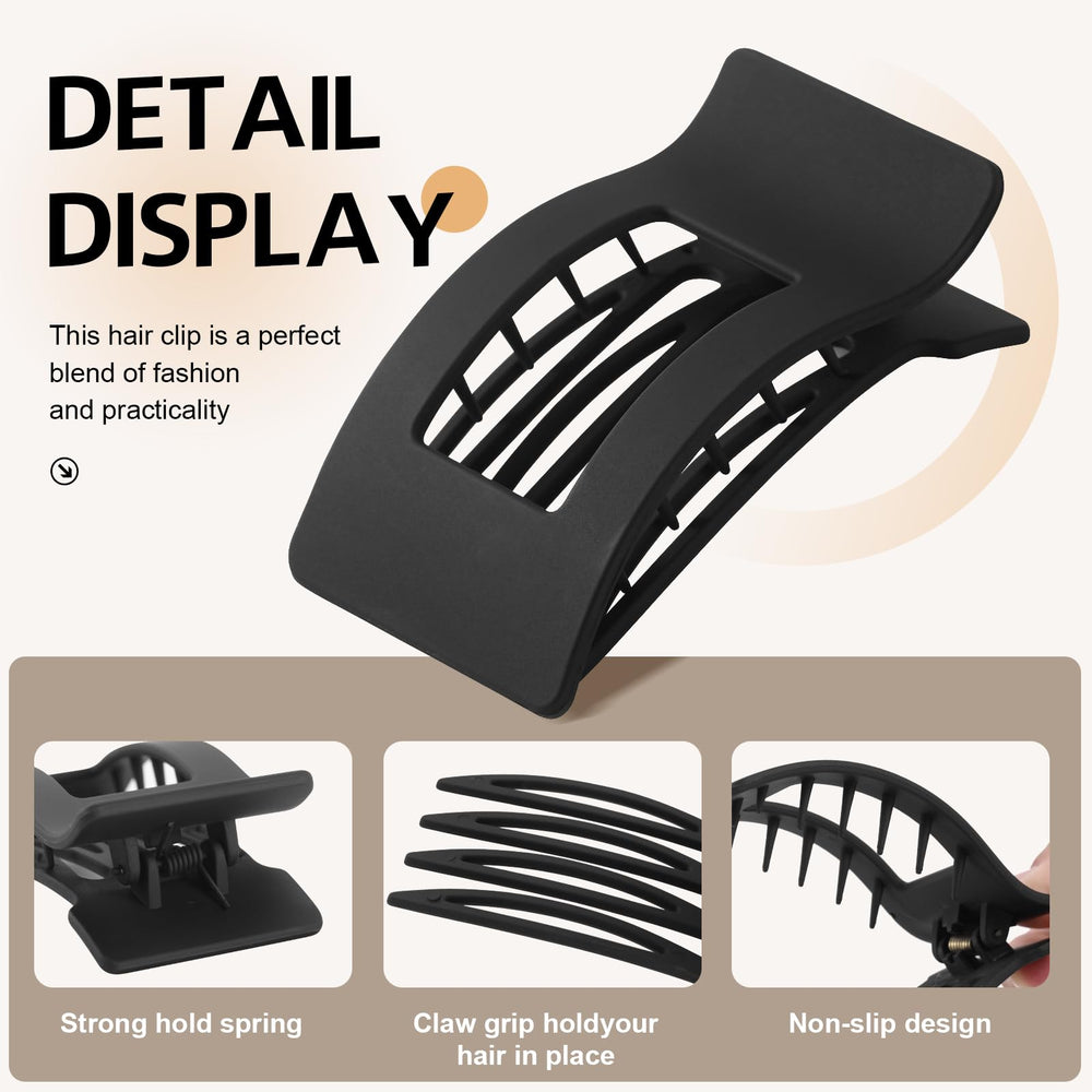 Ehaler 8-pack clip set on a model showcasing all-day comfort and non-slip hold.